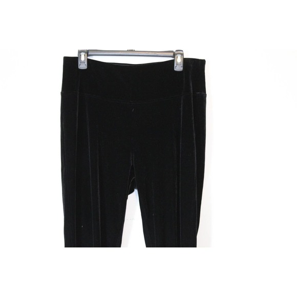 Soft Surroundings Velvet Stretch Pull On Pants Black Women's Size Large H14242 - Picture 3 of 8